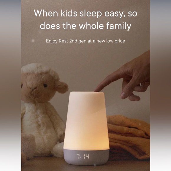 Hatch Rest Sound Machine Night Light Time To Rise Plus Audio Baby Monitor - Picture 2 of 12